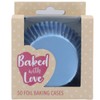 Baked with Love Foil Baking Cases,Cups, Greaseproof Cupcake Cases, Ice