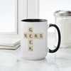 CafePress Scrabble Geek Nerd 15 Oz Ceramic Large Mug (207146368)