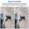 QCG Adjustable Water Shut Off Replacement Handle, Universal Outdoor Faucet