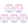 5PCS Round Hand Grip Ring Printed Silicone Fidget Toy Finger