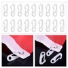 Ysruanh 20 Pcs Flag Pole Clip Nylon Flagpole Snap Hook