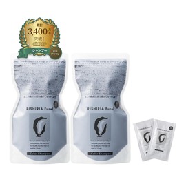 RISHIRIA Furel Color Shampoo (Mocha Brown) Refill Pouch, 8.5 fl oz (240 ml), Set of 2 (Trial Color Treatment x 1, Color Care Conditioner x 1)