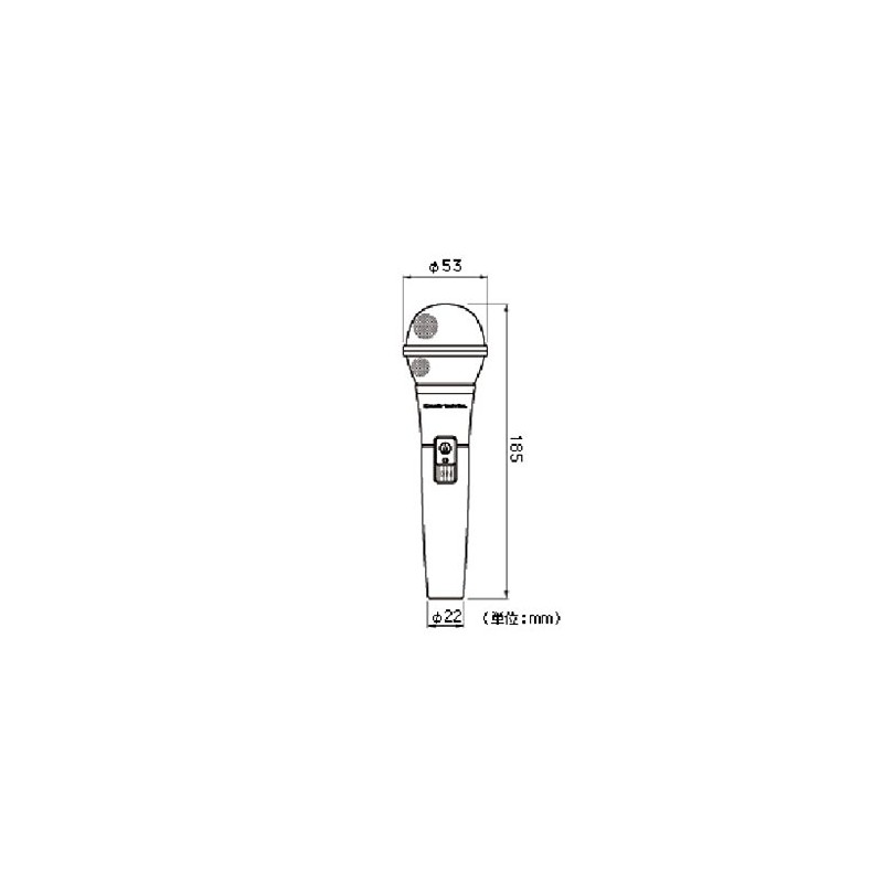 Audio Technica PRO41 Dynamic Microphone, XLR, Unidirectional Microphone, On/Off Switch,
