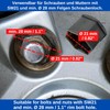 Wheel Bolt and Nut Caps Set, 21 Pieces, for 21