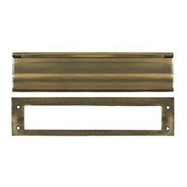 Deltana MS0030U5 HD 3-1/16-Inch x 13-Inch Solid Brass Mail Slot