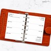 2027 Pocket size Week on two pages diary refill insert