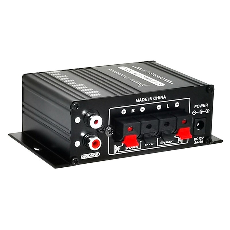 Mini Amplifier 2 Channel Clean Sound Powerful Portable Small Stereo