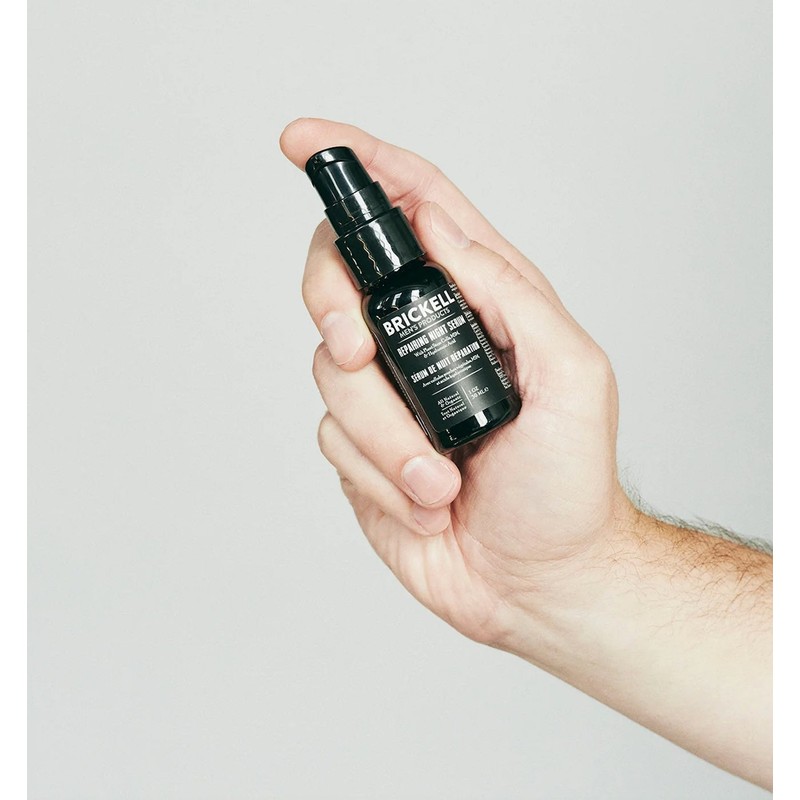 Brickell Repairing Night Serum for Men 30ml - Scented
