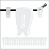 100 Pack Inventory Control Clips, Peg Hook Product Stoppers, Fits