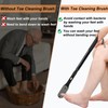 Gobiteli Toe Cleaning Brush, 18.8"-25.9" Telescopic Long Handle Foot Brush,Foot