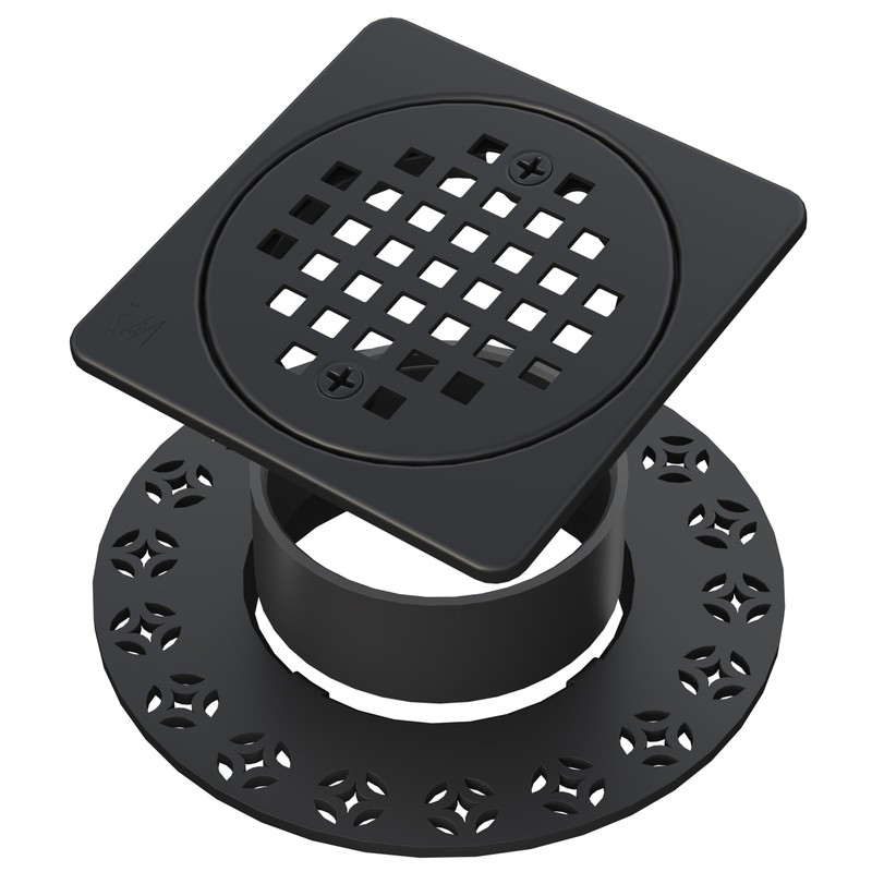 4 Inch Drain Grate Kit,Compatible with Schluter Kerdi Drain Flange,