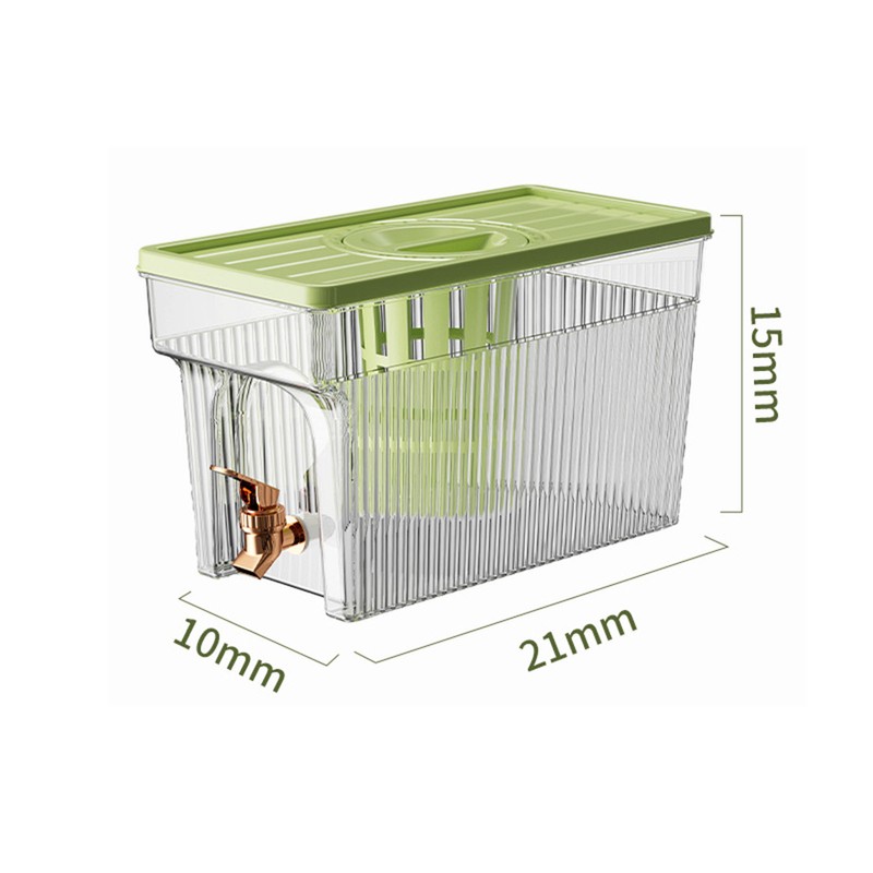 Cold Kettle with Faucet 3L PET Refrigerator Water Filter Dispenser