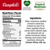 Campbell's Condensed Heart Healthy Cream of Mushroom Soup, 10.5 oz