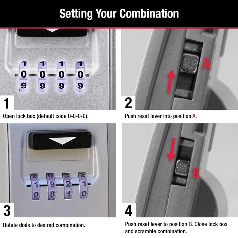 Master Lock 5425D Set Your Own Combination Wall Mount Lock