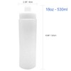 GARASANI 4 Hole Sauce Squeeze Condiment Bottles Dispenser (18oz -