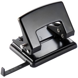 General Office Hole Punch: Set of 2 2-Hole Office Hole Punches for 30 Sheets, Stop Rail (DIN A6/A5/A4) (Paper Hole Punch, File Punch, Photo Paper)