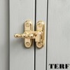 TERF® Showcase Type Catch Polished Brass 40mm Door Turn Catches