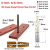4.1MM to 6.1 MM 180 Angle Straight Shank Step HSS