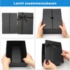 APOMOONS Black Gift Box with Lid, 22.5 x 16 x