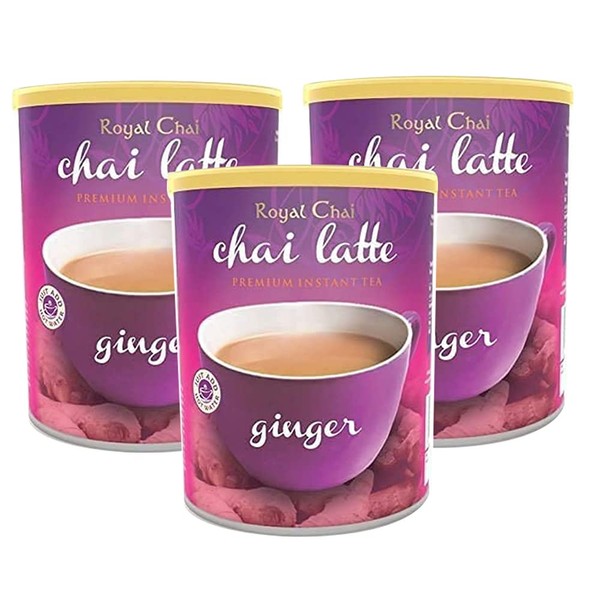 Royal Chai Ginger Unsweetened Tub 400g (Pack of 3) –
