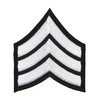 Set of 5 Police Sergeant Badges - High-Quality Iron-On &