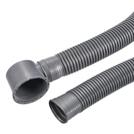 MECCANIXITY Bathtub Drain Pipe Expandable Waste Drain 120cm Tubing Flexible Drainage Hose for Bathroom Shower, Grey Pack of 1