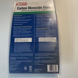 Kidde Carbon Monoxide Alarm Battery Powered 9CO5-LP2 New