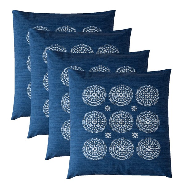 HAPPY SINGU RABO Floor Cushion Cover, 100% Cotton, Dynasty, Zabuton