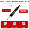 RMIVEGLIA Alcohol Marker Pens Set, 48 Colours, Double-Sided Brush, Felt