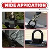 KUAFU 2 Pcs Adjustable Trailer Stake Pocket D Ring 5400LBS/