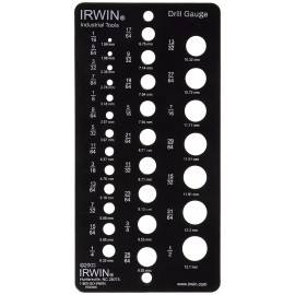 Irwin Fractional Drill Gauge