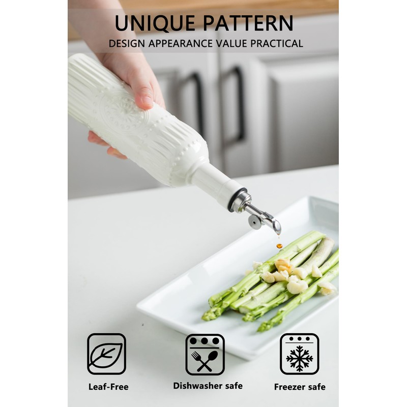 LYEOBOH Oil Dispenser for Kitchen, Olive Oil Dispenser Bottle with