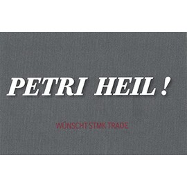 Set of 2 Predatory Fish System Spinning System for Bait Fish 2 Different Sizes + Free Petri Heil! Sticker