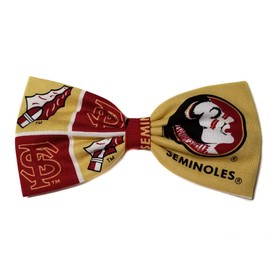 Sports Themes Hair Bow Collection (Headband, FSU Seminoles/Gold)