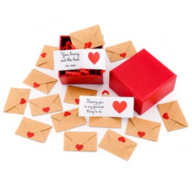 DuduCraft Love Notes for him, Love cards for her, Blank Cards and Envelopes, Mini Envelopes, Romantic gifts for him, I love you gifts for him, Anniversary Card Gifts, 6 7 8 Anniversary Card (Love-set)