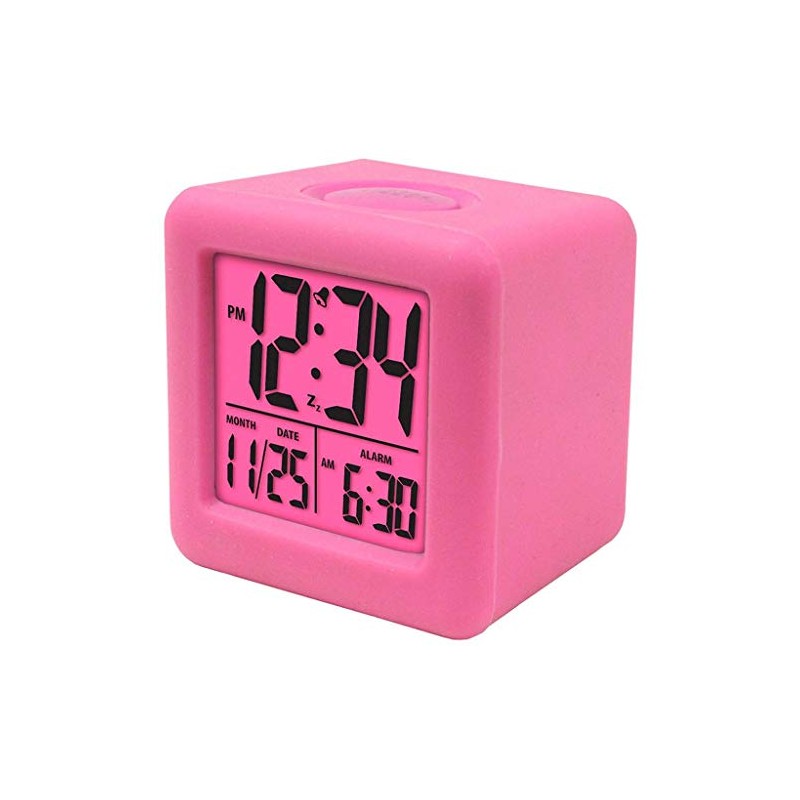 Equity by La Crosse 70902 Soft Cube LCD Alarm Clock,