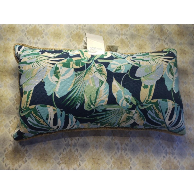 Allen + Roth Tiger Lumbar Pillow Allen + Roth Blue