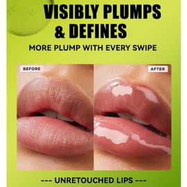 Qawnfy 4 Colors Lip Oil Lip Glaze, Fat Lip Oil Hydrating Lip Glow Oil Big Brush Head Moisturizing Lip Gloss Long Lasting Nourishing Non-sticky Smooth Tinted Plumping Lip Oil (A#)