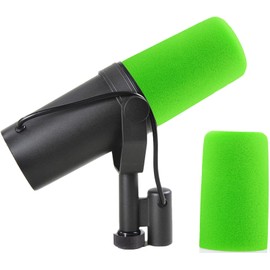 LEFXMOPHY SM7B Windscreen for Shure SM7B SM7dB Vocal Microphone Pop Filter Wind Foam RK345 Replacement Pop filter Green Windsock Cover