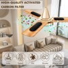 Dualshine 15 Pack Ceiling Fan Filters for Blades, Universal Ceiling