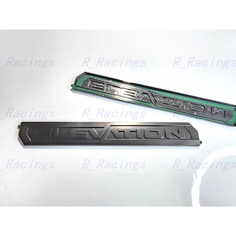 GMC Overlay 2PCS Matte black Rear Sierra Elevation Emblem 2019-2023