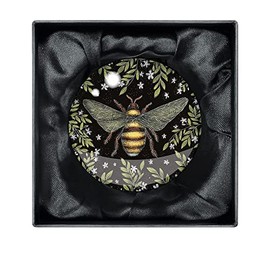 Catherine Rowe Honey Bee Crystal Dome Paperweight