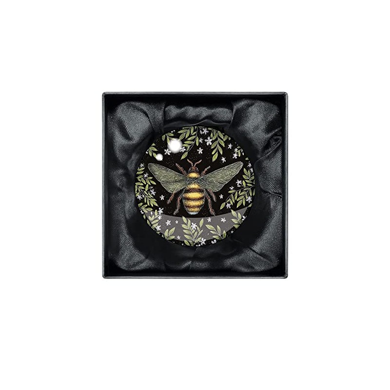 Catherine Rowe Honey Bee Crystal Dome Paperweight