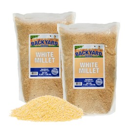 CountryMax White Proso Millet Unhulled Bulk Wild Bird Seed (16 Pounds)