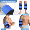 Shin Splint Reusable Ice Packs, Calf Gel Pack Wrap, Cold