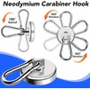 DrivePro Magnetic Hooks – Heavy Duty Swivel Carabiner Design, Refrigerator