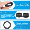 PATIKIL 28mm / 1-1/18" Drilled Hole 15/16" Inner Diameter Rubber