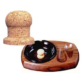 1 Cork Pipe Knocker w/Adhesive Strip Ashtray Pipe Cleaning Tool