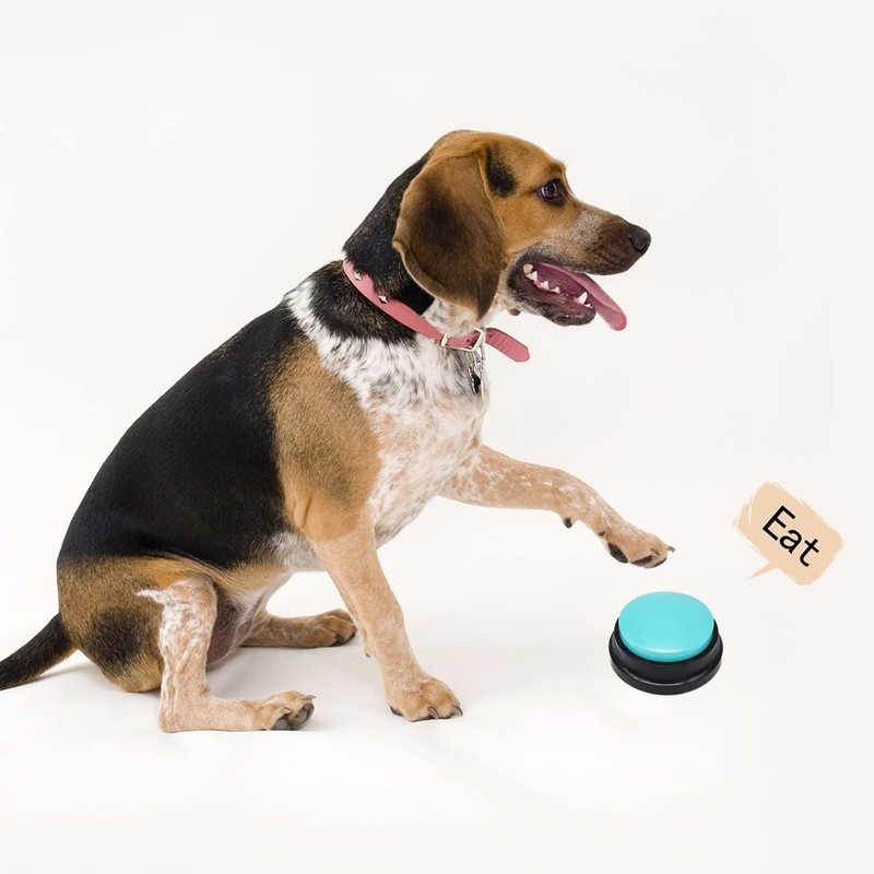 Voice Recording Button, Dog Buttons for Communication Pet Training Buzzer,