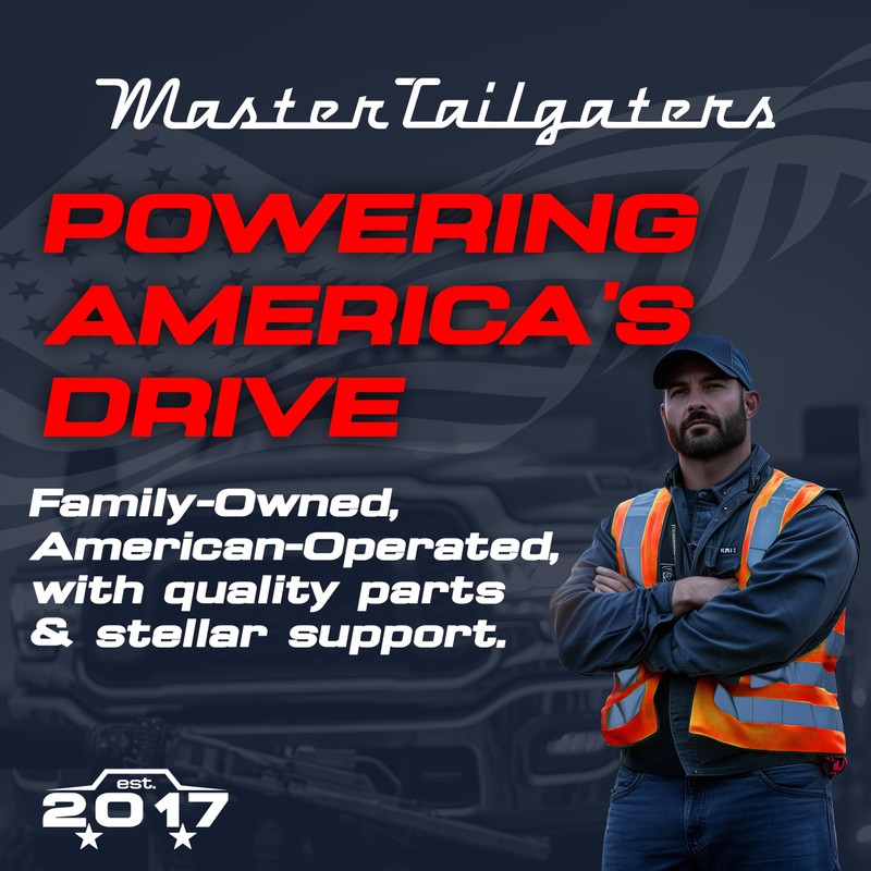 Master Tailgaters Tailgate Handle Upgraded Chrome Metal Replacement for Dodge